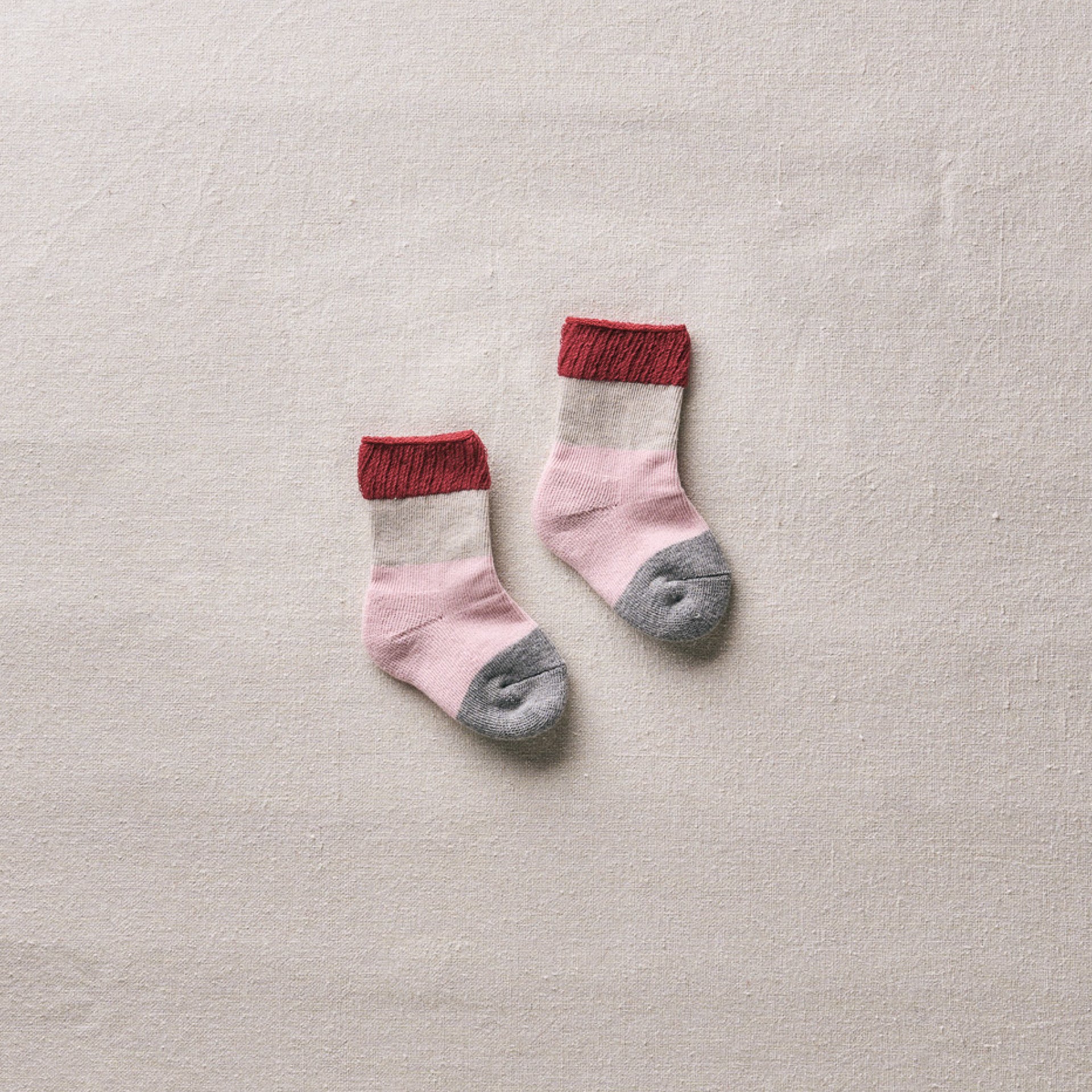 4-8500｜Organic Cotton Pile Sole Socks For Baby