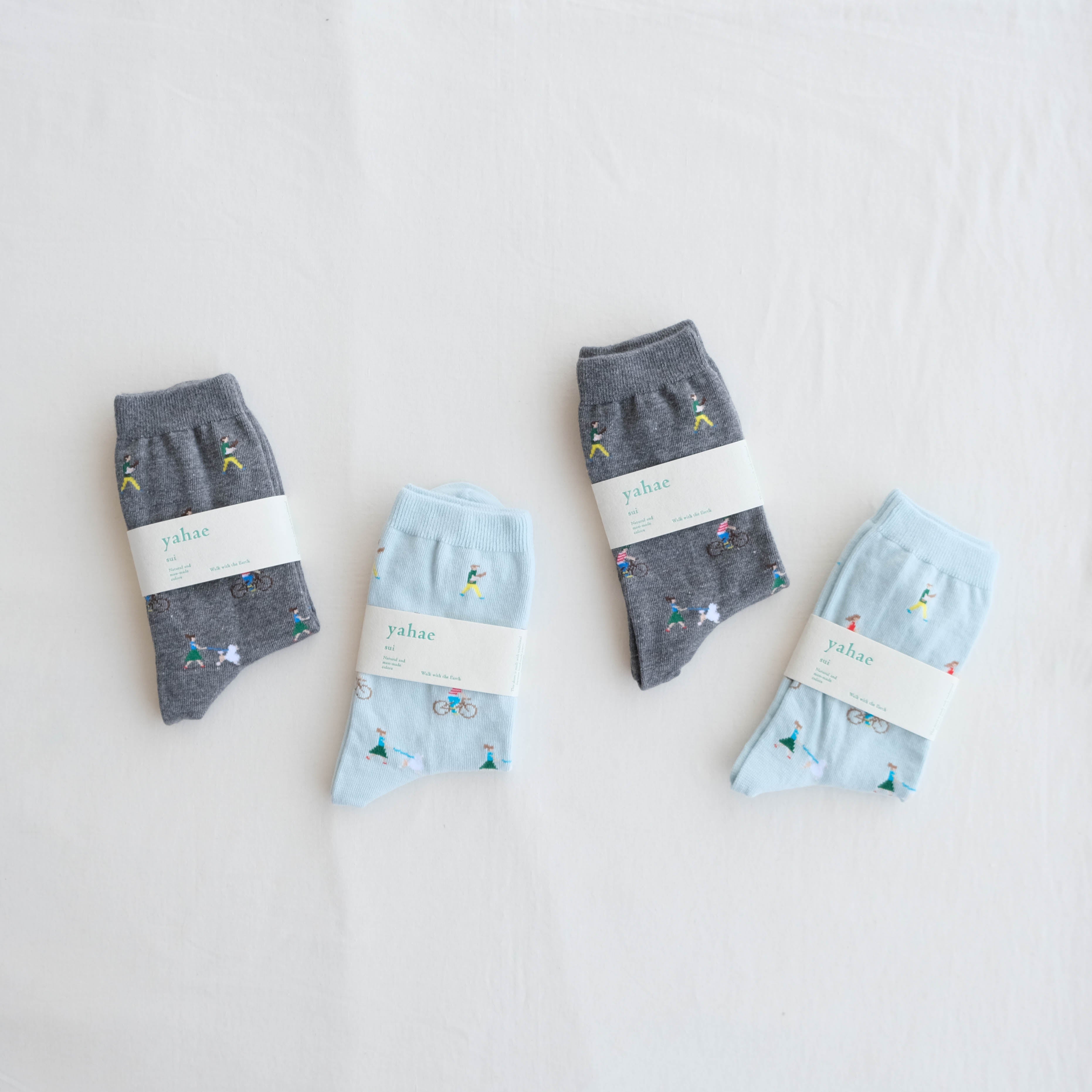 4-9001｜Organic Cotton Sanpo Socks