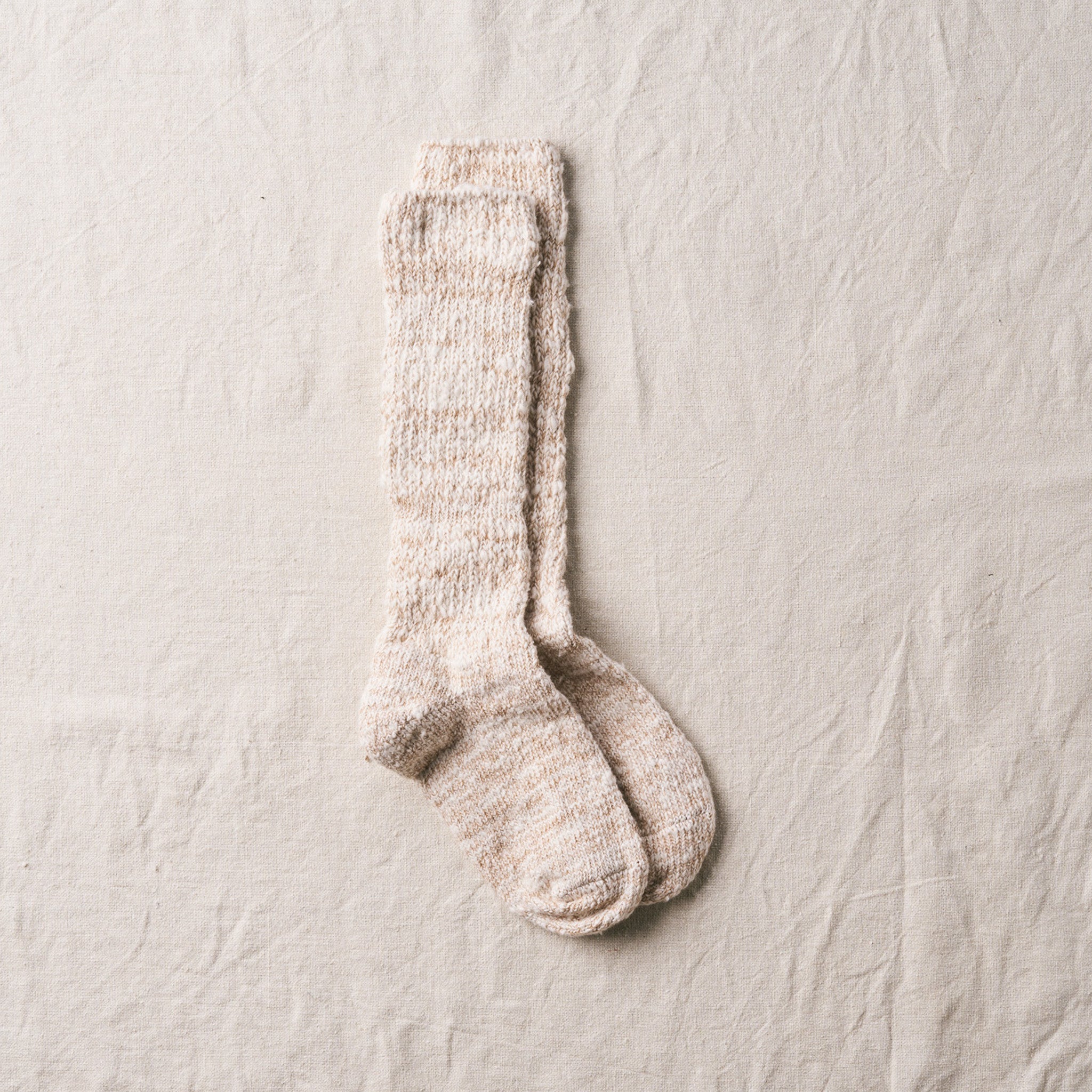 2027年3月納品｜7-6000｜"Garabou" Organic Cotton Slipper Socks