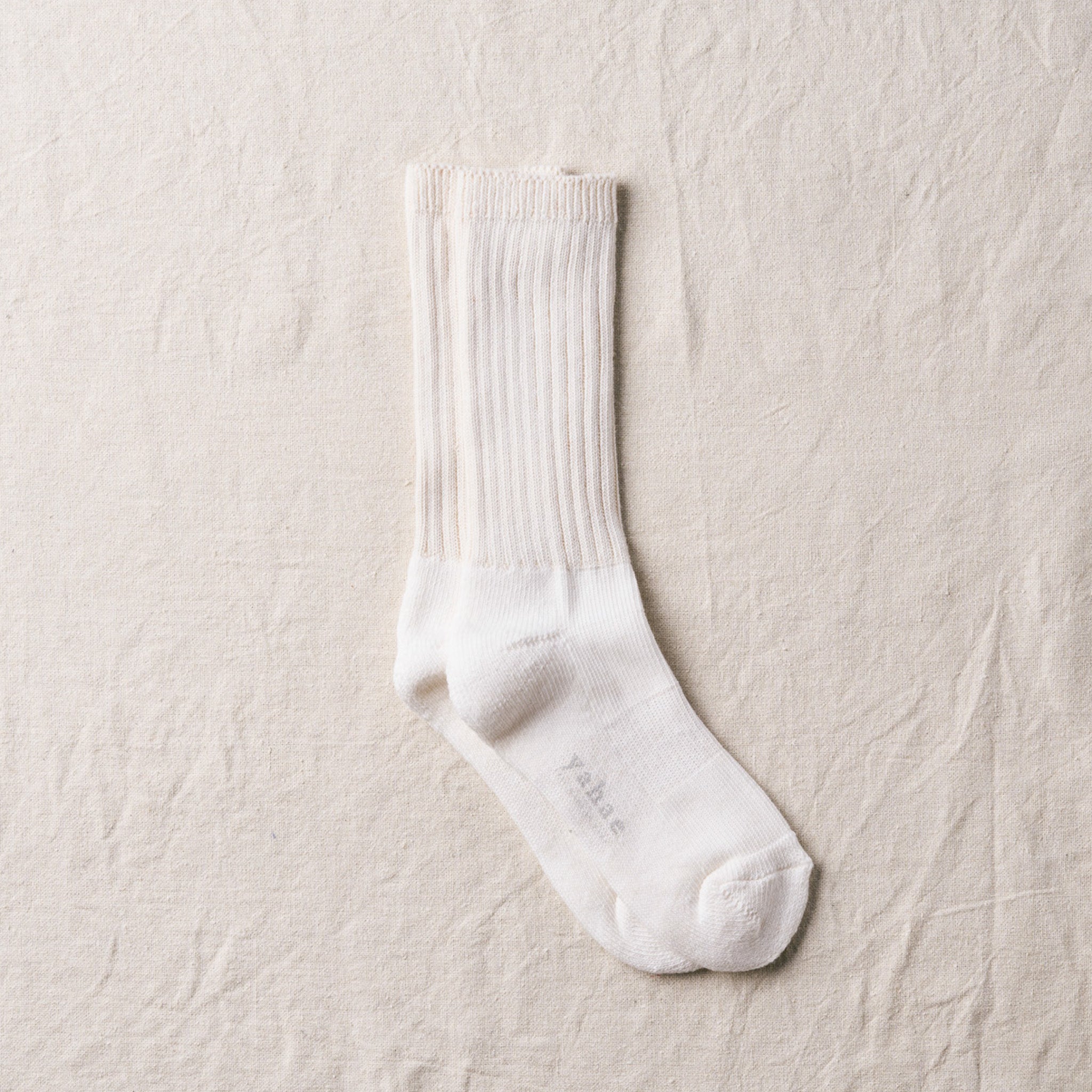 7-5003｜Organic Cotton Pile Crew Socks