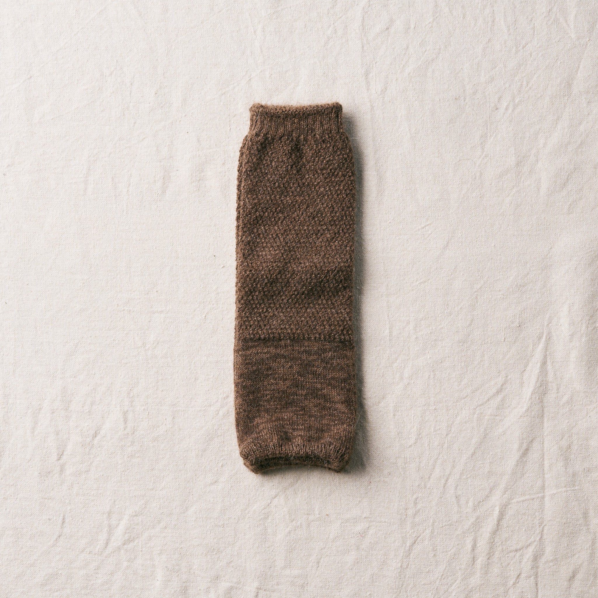 2027年3月納品｜7-5009｜Alpaca Moss Stitch Warmer