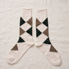 2027年3月納品｜7-5016｜Organic Cotton Alpaca Yak Argyle Socks