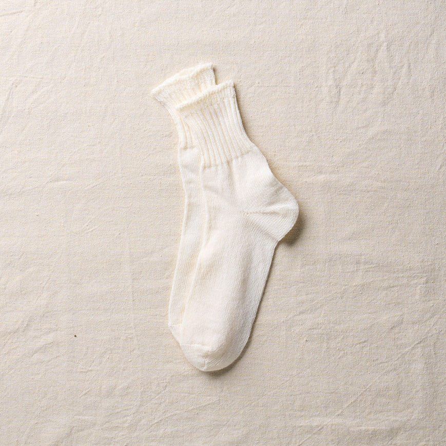 2027年3月納品｜7-5022｜"Washi" Organic Cotton Ankle Socks