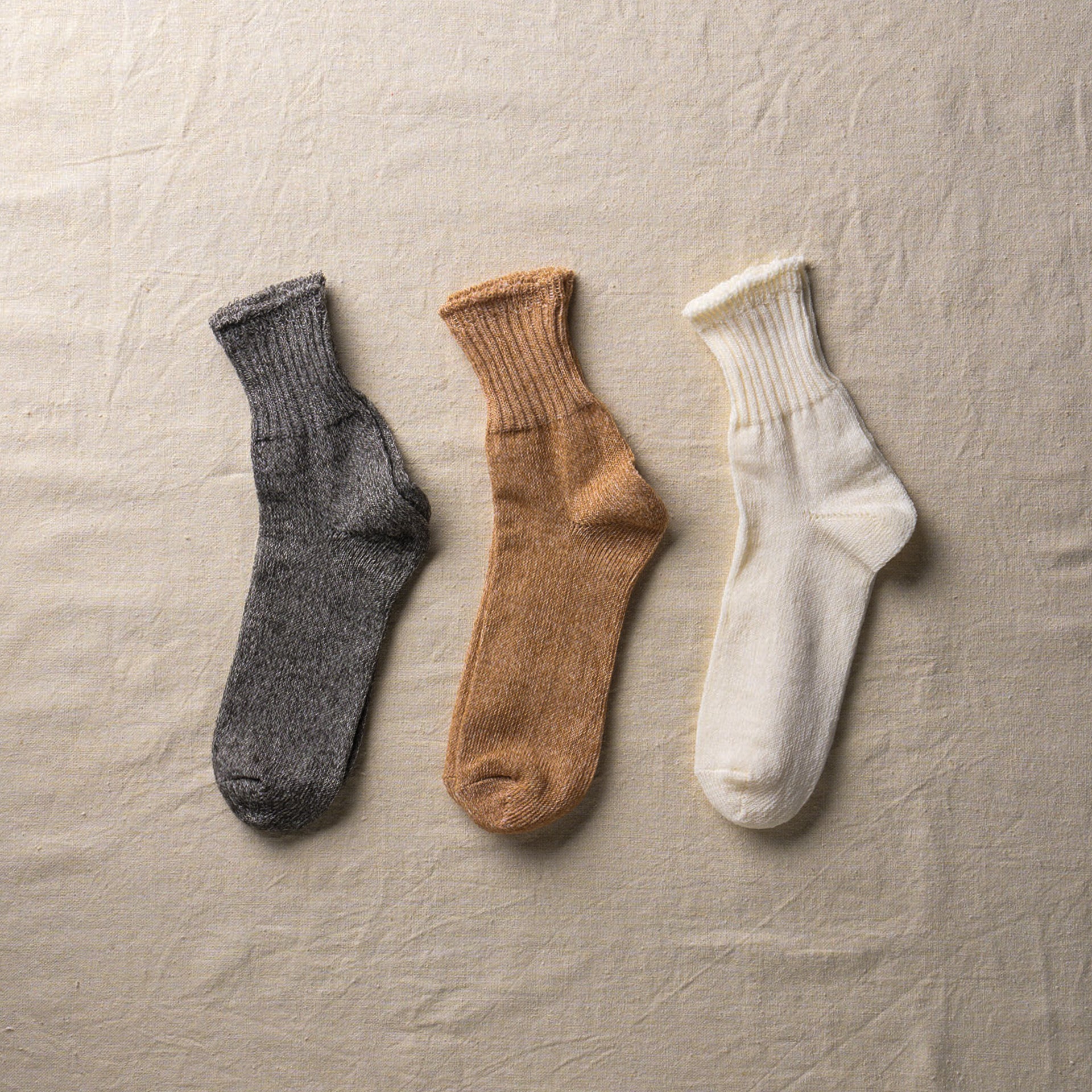 7-5022｜"Washi" Organic Cotton Ankle Socks