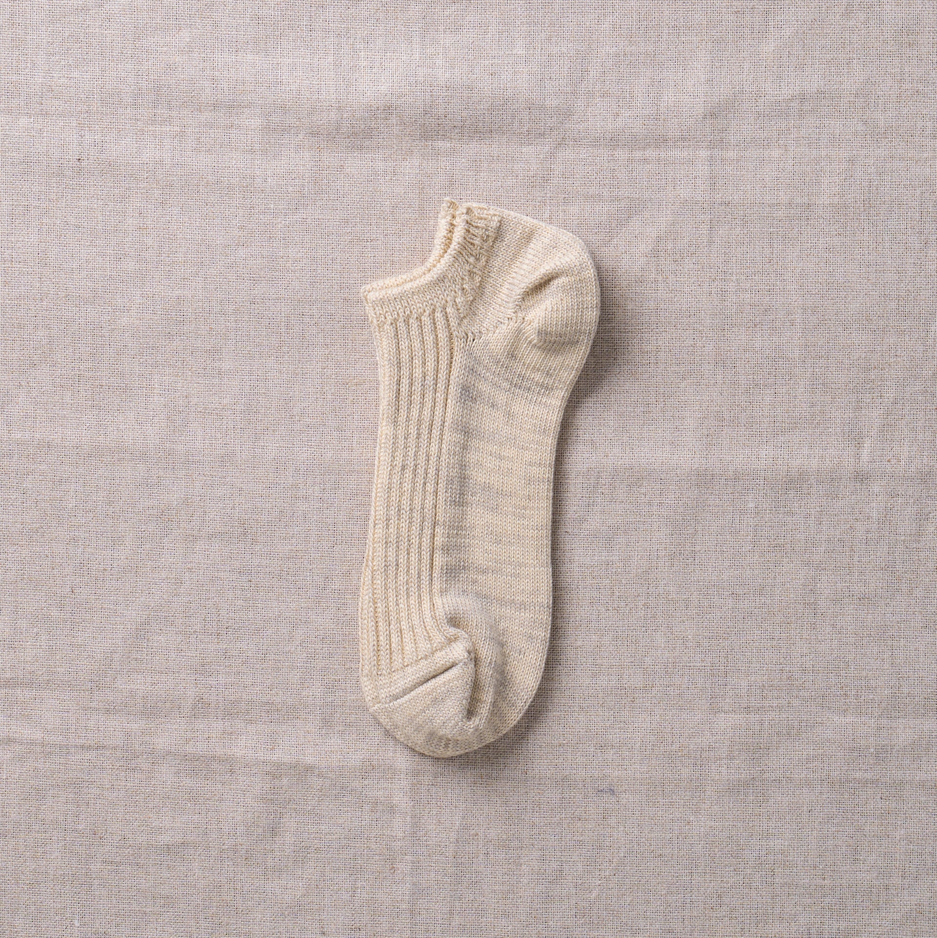 8-0030｜Supima rib sneaker socks