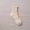 8-0031｜Slab rib socks ankle length