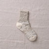 8-0031｜Slab rib socks ankle length