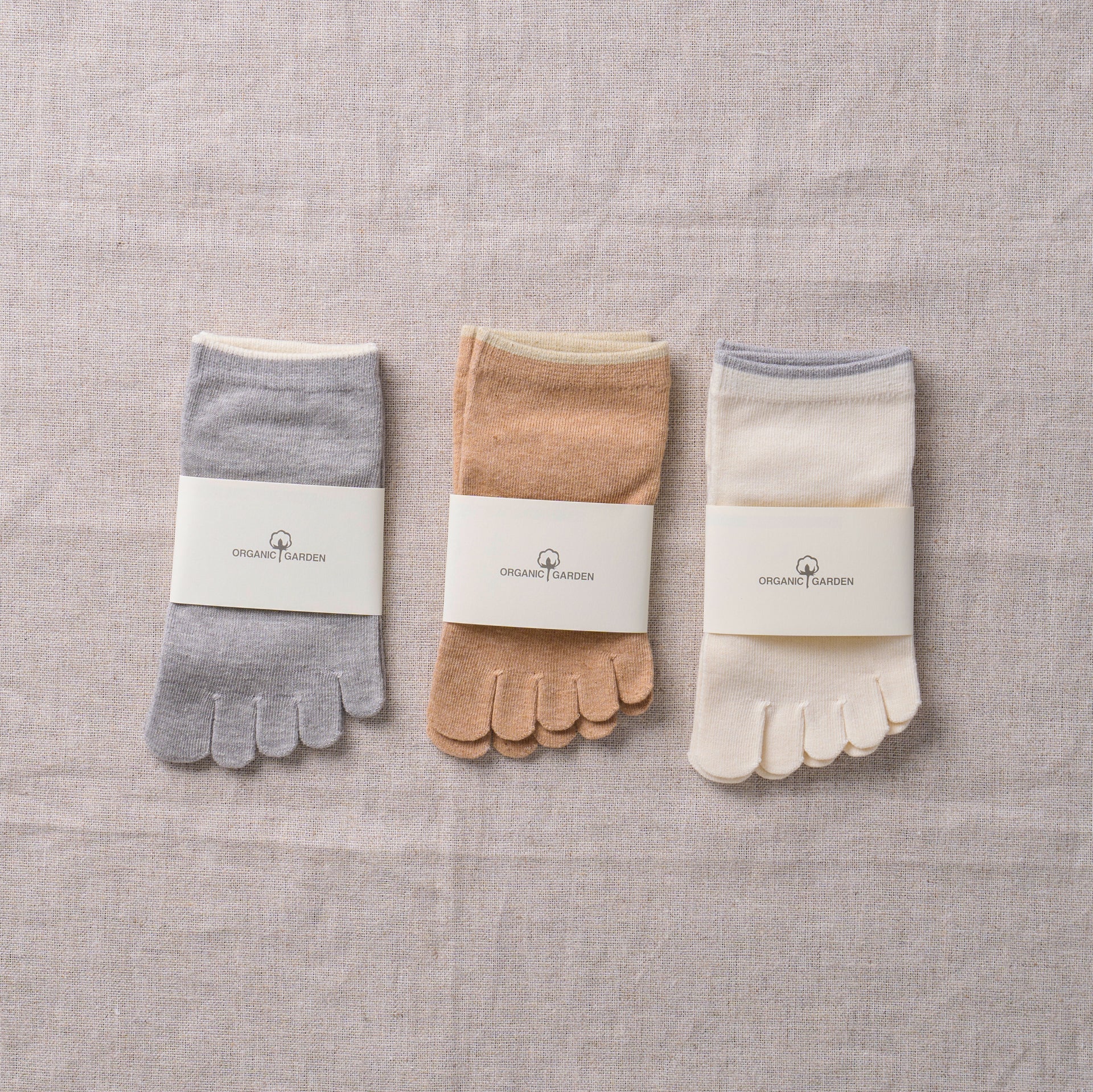 8-0400｜Five toe socks ankle length