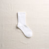 4-1000｜Organic Cotton Rubber Free Plain Socks