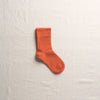 4-1000｜Organic Cotton Rubber Free Plain Socks