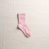 4-1000｜Organic Cotton Rubber Free Plain Socks