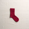 4-1000｜Organic Cotton Rubber Free Plain Socks