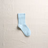 4-1000｜Organic Cotton Rubber Free Plain Socks