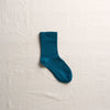 4-1000｜Organic Cotton Rubber Free Plain Socks