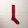 4-1003｜Organic Cotton Ribbed Knee Socks