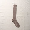 4-1003｜Organic Cotton Ribbed Knee Socks