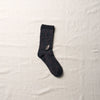 4-4001｜Organic Cotton Rose Hip Pattern Socks