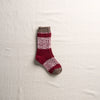 4-4011｜Wool Organic Cotton Snow Pattern Socks