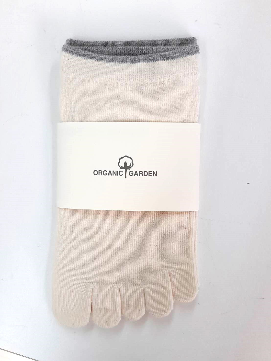 8-0400｜Five toe socks ankle length