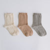 8-0505｜Kids pique knit socks