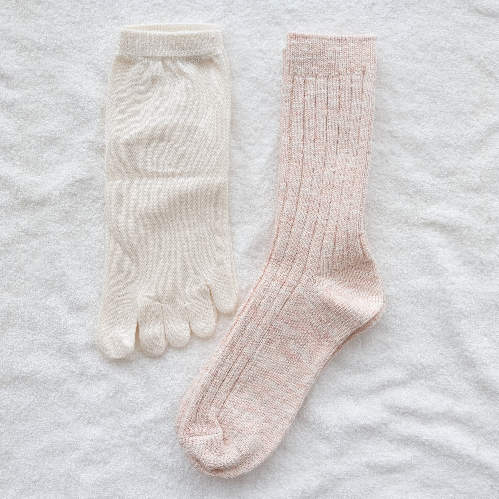 8-8181｜Layering set slub socks