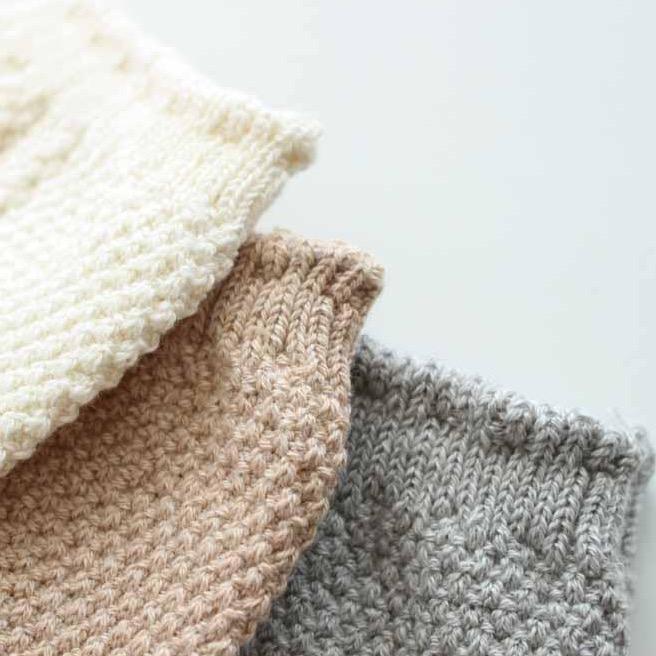 8-0505｜Kids pique knit socks